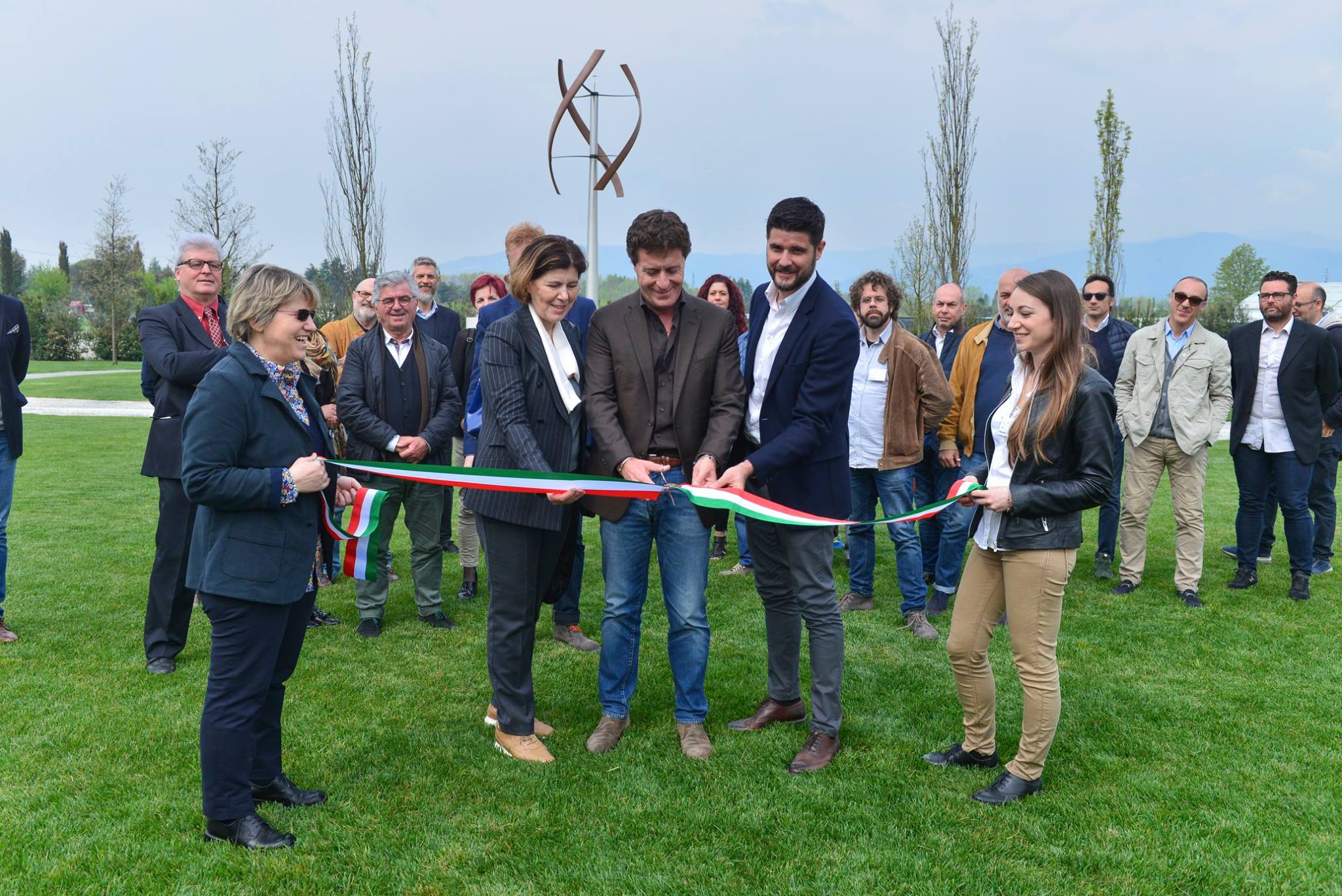 Installazione Pala Eolica al Pistoia Nursery Campus