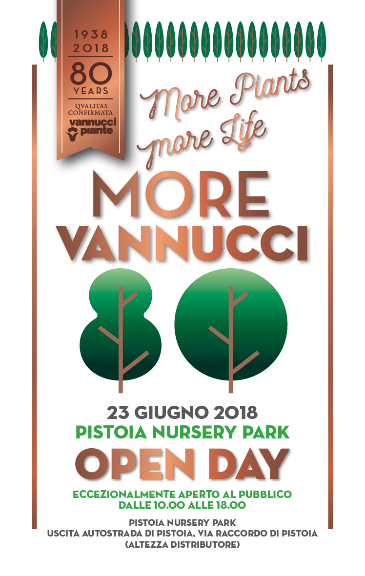 Sabato 23 Giugno Open Day Pistoia Nursery Park