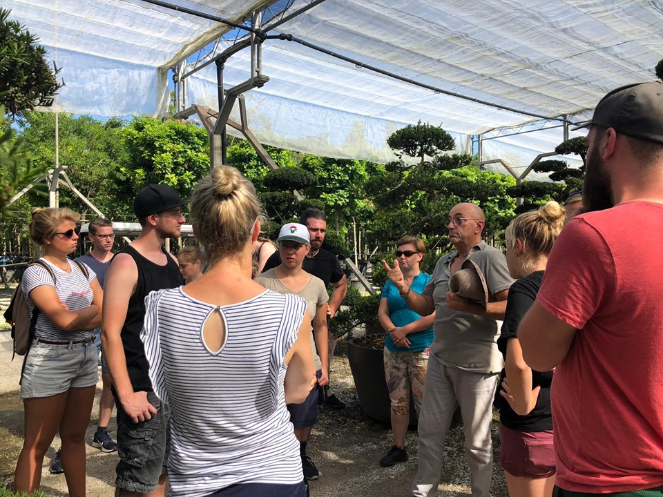 Studenti tedeschi in visita al Nursery Campus