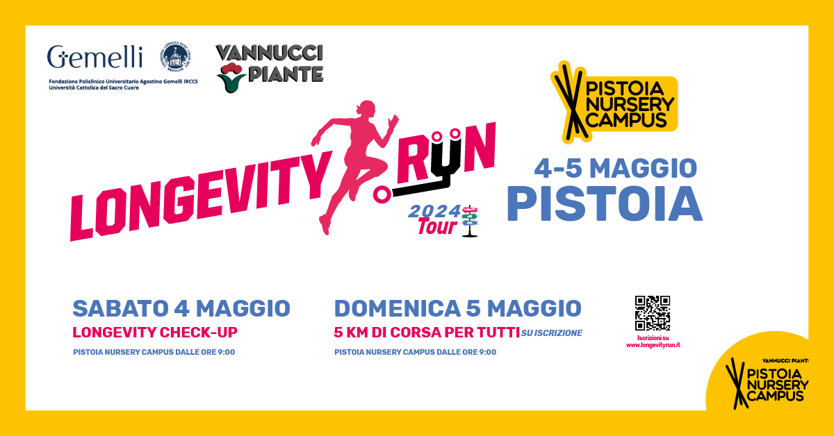 LONGEVITY RUN TOUR – Prendersi cura della propria salute è importante ad ogni età!